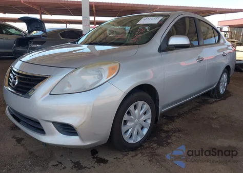 2012 Nissan Versa 1.6 Sv z USA, uszkodzony, nr VIN 3N1CN7AP4CL908321